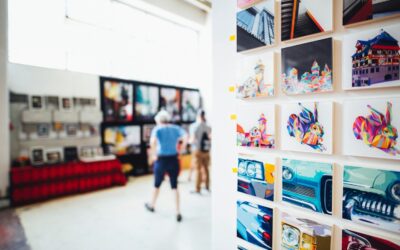 How to set up an art fair station: Build an art booth that allows your work to shine, and entices visitors to purchase your artwork.